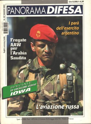 Rivista Panorama Difesa n. 187 - Maggio 2001 - In copertina Paracadutista Esercito argentino ed. ED.A.I.