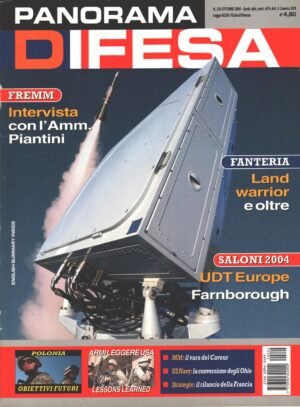 Rivista Panorama Difesa n. 224 - Ottobre 2004 - In copertina EMPAR radar multifunzione ed. ED.A.I.