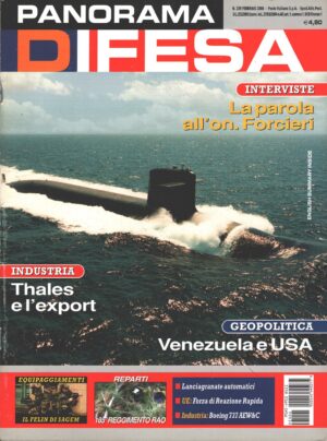 Rivista Panorama Difesa n. 239 - Febbraio 2006 - In copertina sottomarino Le Triomphant ed. ED.A.I.