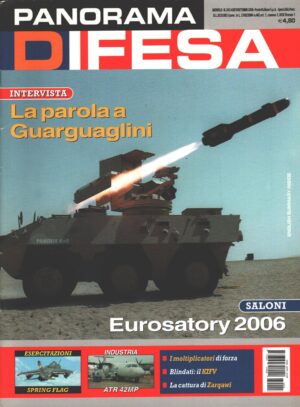 Rivista Panorama Difesa n. 245 - Agosto Settembre 2006 - In copertina missile Herfire ed. ED.A.I.