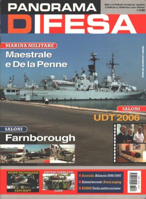 Rivista Panorama Difesa n. 246 - Ottobre 2006 - In copertina caccia De La Penne ed. ED.A.I.
