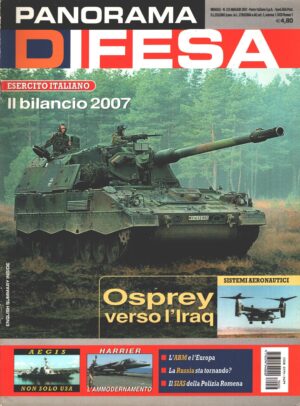 Rivista Panorama Difesa n. 253 - Maggio 2007 - In copertina PzH2000 ed. ED.A.I.
