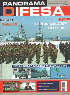 Rivista Panorama Difesa n. 256 - Agosto Settembre 2007 - In copertina Marina Militare ed. ED.A.I.
