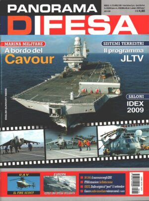 Rivista Panorama Difesa n. 274 - Aprile 2009 - In copertina portaerei Cavour ed. ED.A.I.