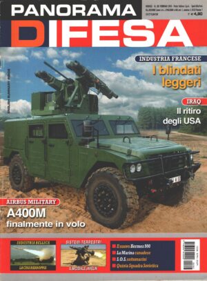 Rivista Panorama Difesa n. 283 - Febbraio 2010 - In copertina MPVC ed. ED.A.I.