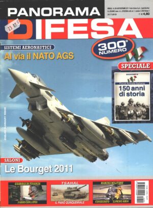 Rivista Panorama Difesa n. 300 - Agosto Settembre 2011 - In copertina Eurofighter Typhoon ed. ED.A.I.