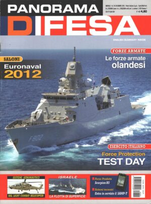 Rivista Panorama Difesa n. 314 - Dicembre 2012 - In copertina ammiraglia De Zeven Provincien ed. ED.A.I.