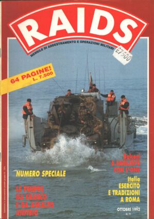 Rivista Raids n. 71 - Ottobre 1992 ed. Editoriale Lupo