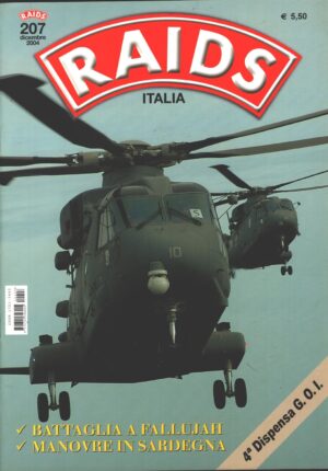 Rivista Raids n. 207 - Dicembre 2004 - In copertina Agusta EH-101 ed. Albertelli