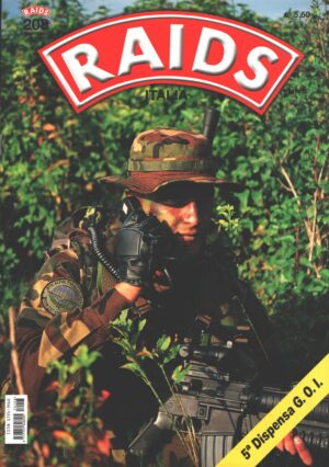Rivista Raids n. 208 - Gennaio 2005 - In copertina membro Gruppo Diamante ed. Albertelli