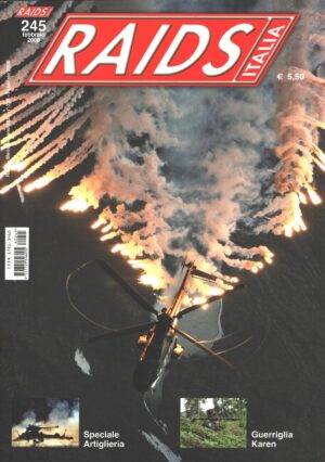 Rivista Raids Italia n. 245 - Febbraio 2008 - In copertina elicottero Super Puma ed. Editoriale Lupo