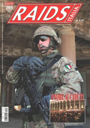 Rivista Raids Italia n. 265 - Ottobre 2009 - In copertina Paracadutista 186° Reggimento ed. Editoriale Lupo