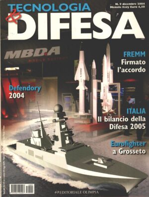 Rivista Tecnologia & Difesa n. 9 - Dicembre 2004 - In copertina disegno fregata FREMM ed. Olimpia