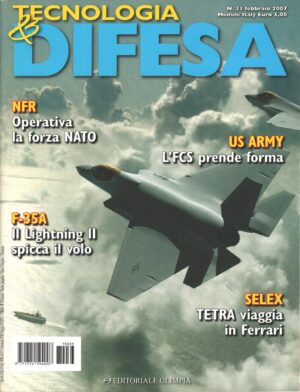 Rivista Tecnologia & Difesa n. 33 - Febbraio 2007 - In copertina F-35 ed. Olimpia