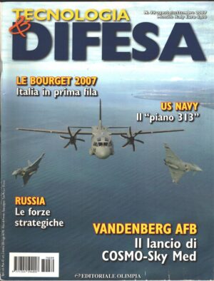 Rivista Tecnologia & Difesa n. 39 - Agosto Settembre 2007 - In copertina C-27 J Spartan ed. Olimpia
