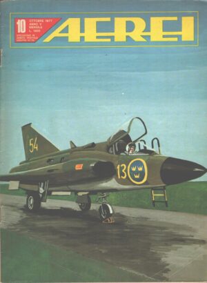 Rivista Aerei n. 10 - Ottobre 1977 - In copertina SAAB 35 Draken ed. Delta
