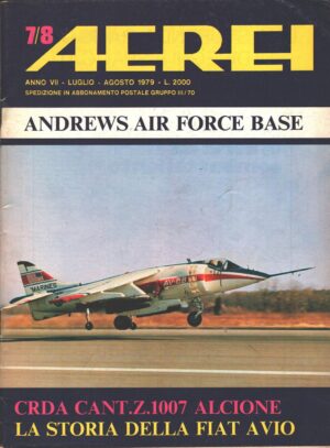 Rivista Aerei n. 7/8 - Luglio Agosto 1979 - In copertina AV-8B ed. Delta