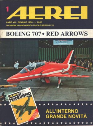Rivista Aerei n. 1 - Gennaio 1980 - In copertina Hawk ed. Delta