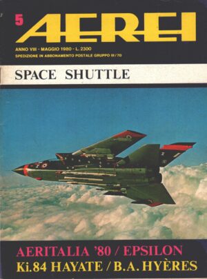 Rivista Aerei n. 5 - Maggio 1980 - In copertina Tornado Aeritalia ed. Delta