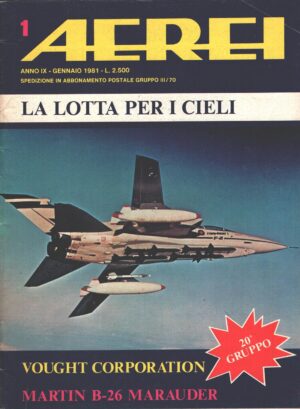 Rivista Aerei n. 1 - Gennaio 1981 - In copertina Tornado F.2 ADV ed. Delta