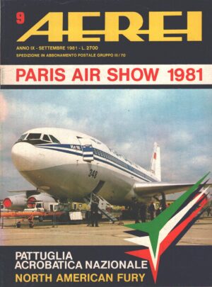 Rivista Aerei n. 9 - Settembre 1981 - In copertina Ilyushin Il-86 ed. Delta