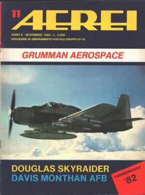 Rivista Aerei n. 11 - Novembre 1982 - In copertina A-1E ed. Delta