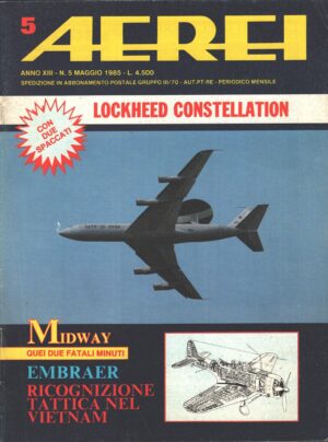 Rivista Aerei n. 5 - Maggio 1985 - In copertina E-3A Sentry AWACS ed. Delta