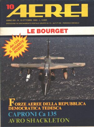 Rivista Aerei n. 10 - Ottobre 1985 - In copertina AMX Ghibli ed. Delta