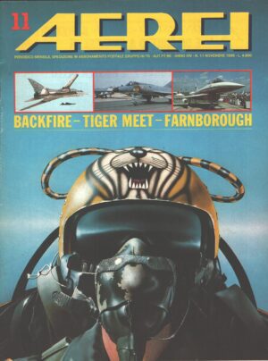 Rivista Aerei n. 11 - Novembre 1986 - In copertina pilota di caccia ed. Delta