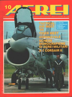 Rivista Aerei n. 10 - Ottobre 1988 - In copertina A-7 Corsair II ed. Delta