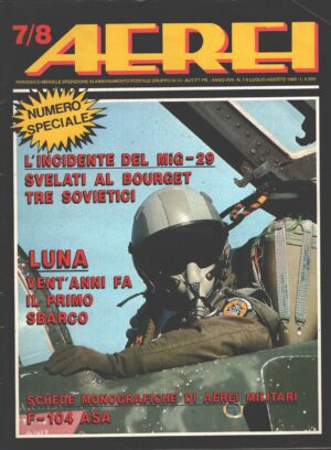 Rivista Aerei n. 7/8 - Luglio Agosto 1989 ed. Delta