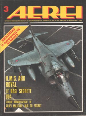 Rivista Aerei n. 3 - Marzo 1990 - In copertina British Aerospace Sea Harrier ed. Delta