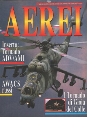 Rivista Aerei n. 9 - Settembre 1996 - In copertina Mil Mi-24 Hind ed. Delta