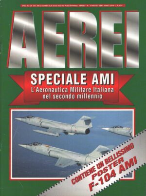 Rivista Aerei n. 5 - Maggio 2000 - In copertina Lockheed F-104 Starfighter ed. Delta - Con Poster
