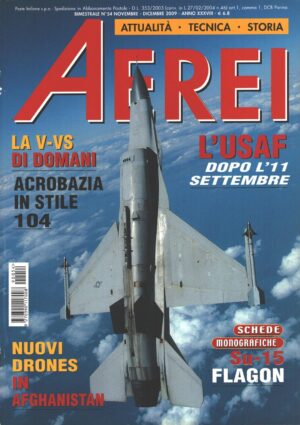 Rivista Aerei n. 54 - Novembre Dicembre 2009 - In copertina Lockheed F-104 Starfighter ed. Delta