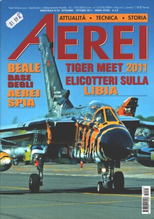Rivista Aerei n. 65 - Settembre Ottobre 2011 - In copertina Panavia Tornado Tiger Meet ed. Delta