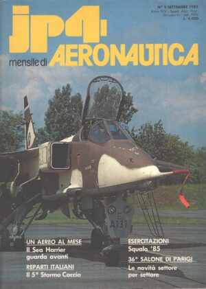 Rivista JP4 Aeronautica n. 9 - Settembre 1985 - In copertina Jaguar A ed. A.I.