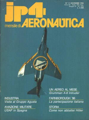 Rivista JP4 Aeronautica n. 11 - Novembre 1986 - In copertina BAe EAP ed. A.I.