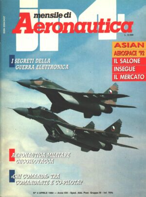Rivista JP4 Aeronautica n. 4 - Aprile 1992 - In copertina Mikoyan-Gurevich MiG-29 Fulcrum ed. A.I.