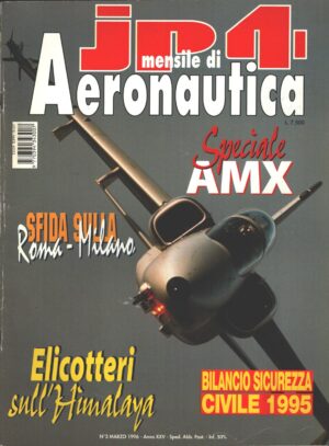 Rivista JP4 Aeronautica n. 3 - Marzo 1996 - In copertina AMX "Ghibli ed. A.I.