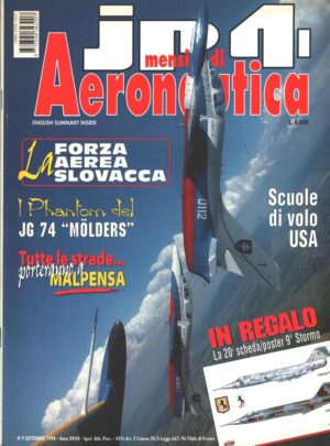 Rivista JP4 Aeronautica n. 9 - Settembre 1998 - In copertina Aero L-39 Albatros ed. A.I.