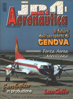 Rivista JP4 Aeronautica n. 8 - Agosto 2000 - In copertina Saab 2000 ed. A.I.