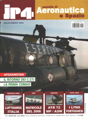 Rivista JP4 Aeronautica e Spazio n. 3 - Marzo 2009 - In copertina CH-47 Esercito Italiano ed. EdiService