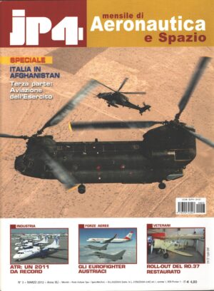 Rivista JP4 Aeronautica e Spazio n. 3 - Marzo 2012 - In copertina CH-47 e A129 ed. EdiService