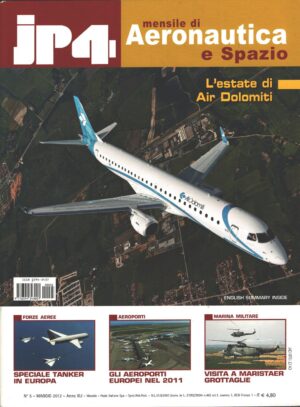 Rivista JP4 Aeronautica e Spazio n. 5 - Maggio 2012 - In copertina Embraer 195 ed. EdiService