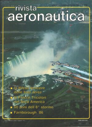 Rivista Aeronautica n. 6 - Novembre Dicembre 1986 - In copertina Frecce Tricolori ed. Aeronautica Militare