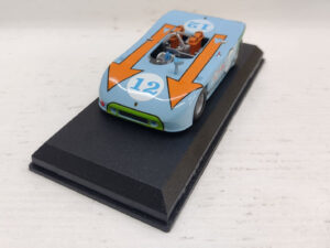 Porsche 908/3 Best Model 9039 Targa Florio 1970 1:43 Gulf #12 Siffert/Redman Modellino Model car Azzurro Arancione