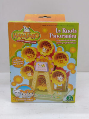 Hamtaro La Ruota Panoramica con 3 personaggi inclusi. Giochi Preziosi 2004