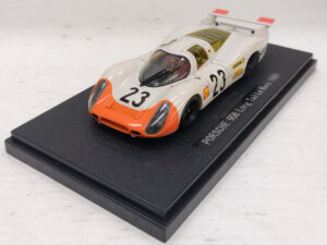 Porsche 908 Long Tail Ebbro 43741 24h Le Mans 1969 1:43 #23 Schutz/Mitter Modellino Model car Bianco Arancione
