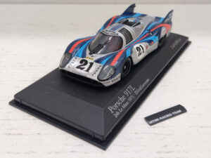 Porsche 917L Minichamps 430716791 24h Le Mans 1971 1:43 #21 Team Martini Racing Elford/Larrousse DANNEGGIATO Modellino Model car Blu Argento